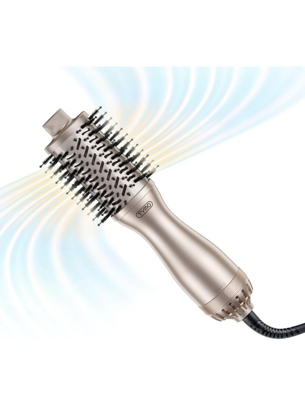 Lightweight Hot Air Brush & Volumizer - 2 Inch Oval Barrel, Fast Drying, 2-in-1